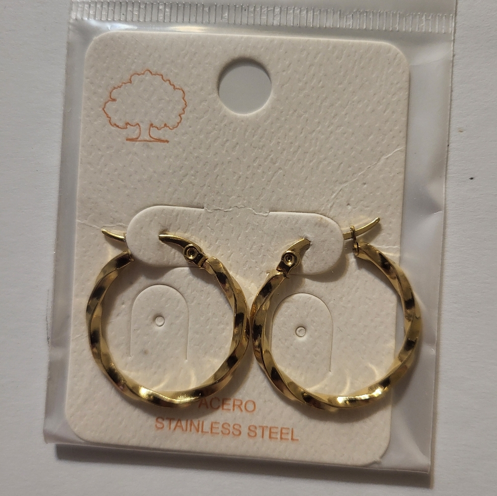 Gold Hoop Earrings